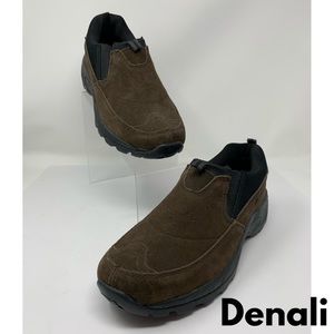 Denali Brown Suede Slip-Ons